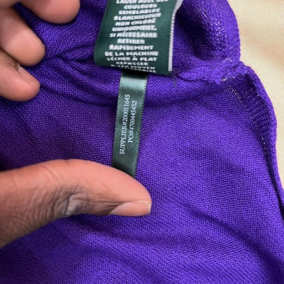 NWT Lauren Ralph Lauren 1pc top - Picture 7 of 8